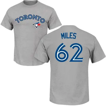 Youth Spencer Miles Toronto Blue Jays Roster Name & Number T-Shirt - Gray