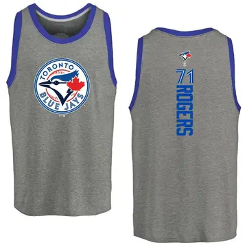 Youth Tyler Rogers Toronto Blue Jays Backer Tri-Blend Tank Top - Ash