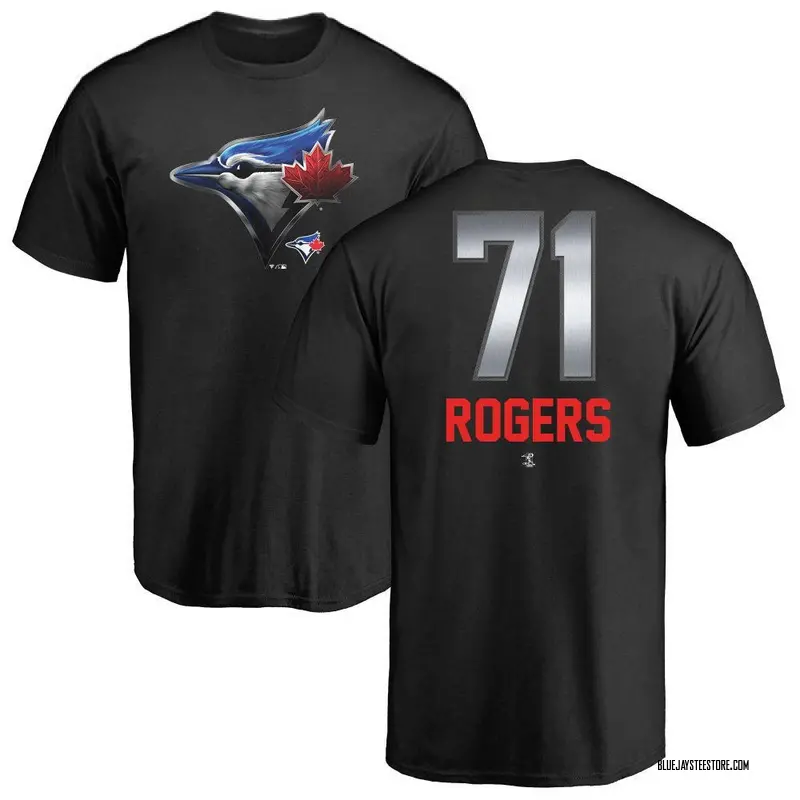 Youth Tyler Rogers Toronto Blue Jays Midnight Mascot T-Shirt - Black