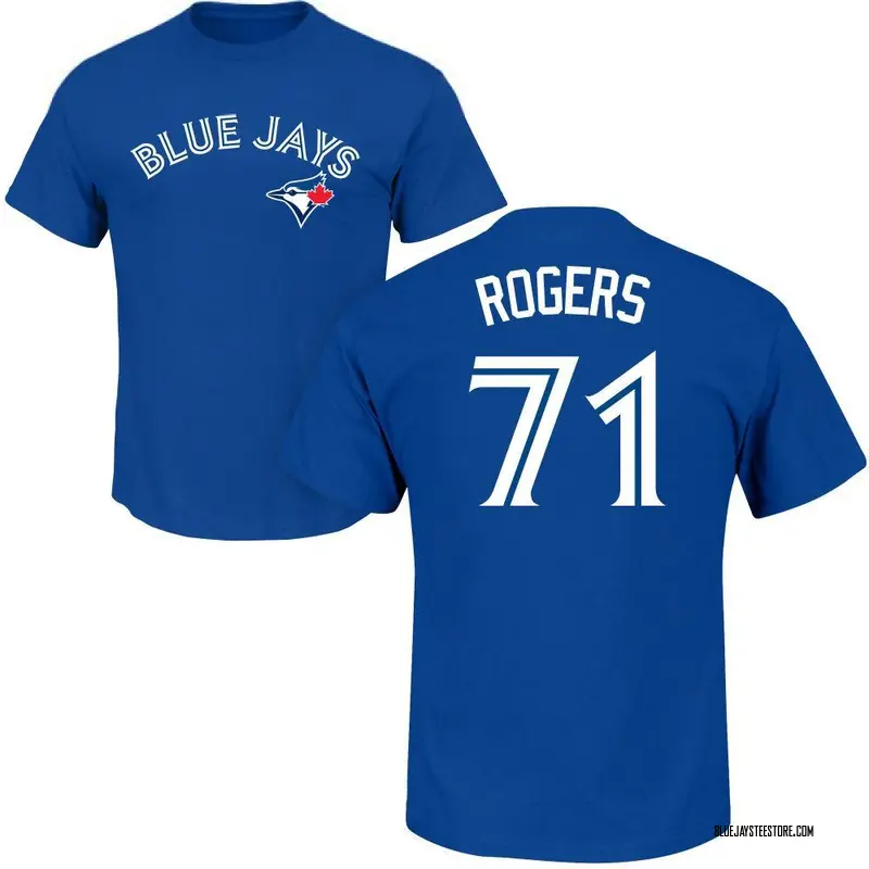 Youth Tyler Rogers Toronto Blue Jays Roster Name & Number T-Shirt - Royal